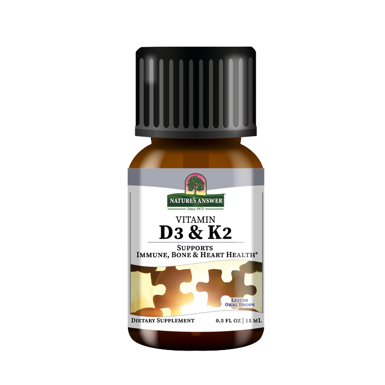 Natures Answer Vitamin D3 & K2 Drops 15ml